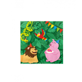 Servetten Wilde Dieren 16st